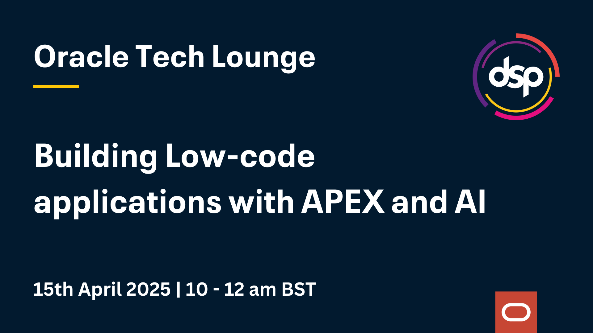 Building Low-code applications with APEX and AI